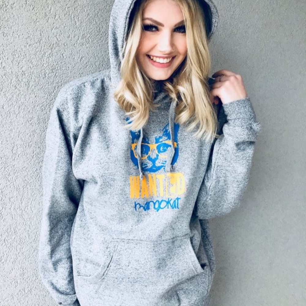 Quality Cozy MangoKat Hoodie - Cat with Glasses